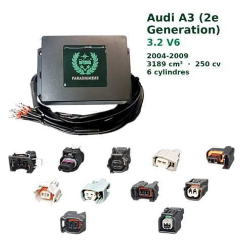 Boîtier éthanol E85 Starflex pour Audi A3 (2e Generation) 3.2 V6 (2004-2009) — 6 cylindres