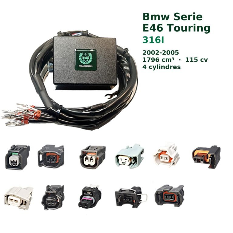 Boîtier éthanol E85 Starflex pour Bmw Serie E46 Touring 316I (2002-2005) — 4 cylindres