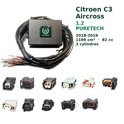 Boîtier éthanol E85 Starflex pour Citroen C3 Aircross 1.2 PURETECH (2018-2019) — 3 cylindres