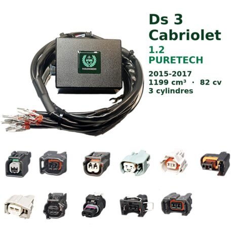 Boîtier éthanol E85 Starflex pour Ds 3 Cabriolet 1.2 PURETECH (2015-2017) — 3 cylindres