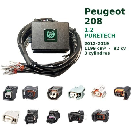 Boîtier éthanol E85 Starflex pour Peugeot 208 1.2 PURETECH (2012-2019) — 3 cylindres