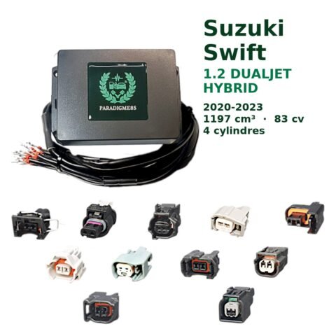 Boîtier éthanol E85 Starflex pour Suzuki Swift 1.2 DUALJET HYBRID (2020-2023) — 4 cylindres double injection