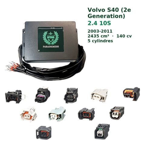 Boîtier éthanol E85 Starflex pour Volvo S40 (2e Generation) 2.4 10S (2003-2011) — 5 cylindres