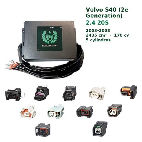 Boîtier éthanol E85 Starflex pour Volvo S40 (2e Generation) 2.4 20S (2003-2008) — 5 cylindres