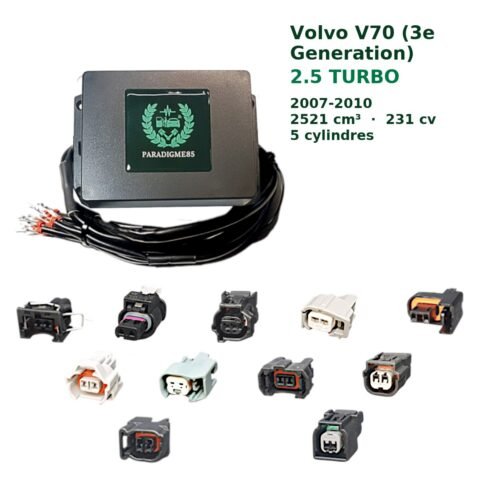 Boîtier éthanol E85 Starflex pour Volvo V70 (3e Generation) 2.5 TURBO (2007-2010) — 5 cylindres