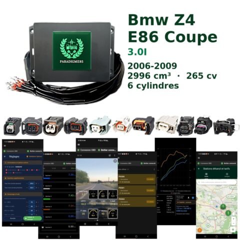 Boîtier éthanol E85 WiFi pour Bmw Z4 E86 Coupe 3.0I (2006-2009) — 6 cylindres