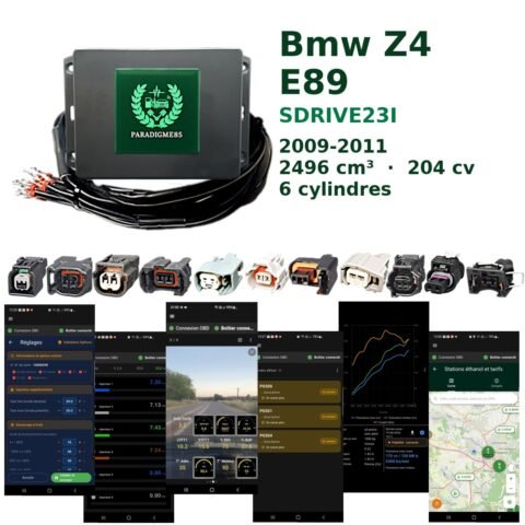 Boîtier éthanol E85 WiFi pour Bmw Z4 E89 SDRIVE23I (2009-2011) — 6 cylindres
