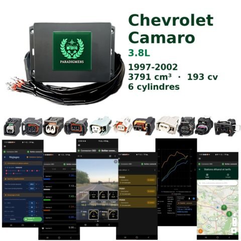 Boîtier éthanol E85 WiFi pour Chevrolet Camaro 3.8L (1997-2002) — 6 cylindres