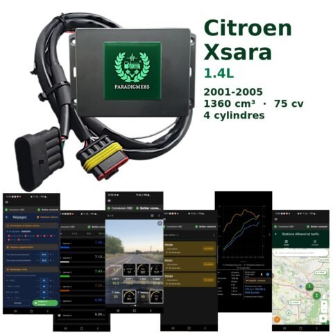 Boîtier éthanol E85 WiFi pour Citroen Xsara 1.4L (2001-2005) — 4 cylindres