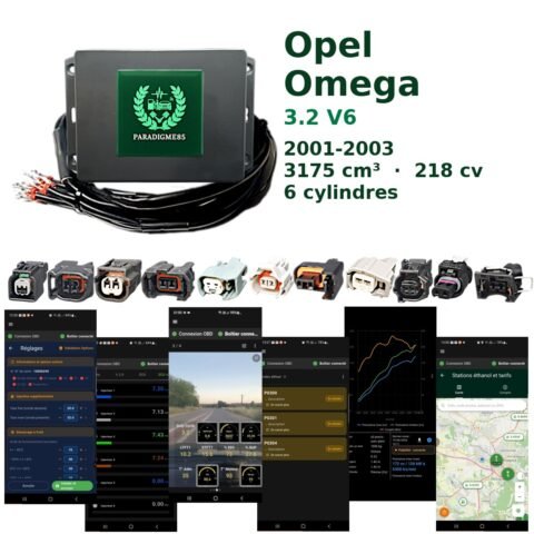 Boîtier éthanol E85 WiFi pour Opel Omega 3.2 V6 (2001-2003) — 6 cylindres