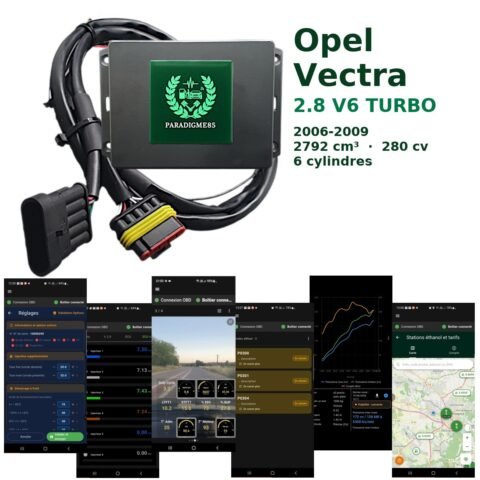Boîtier éthanol E85 WiFi pour Opel Vectra 2.8 V6 TURBO (2006-2009) — 6 cylindres